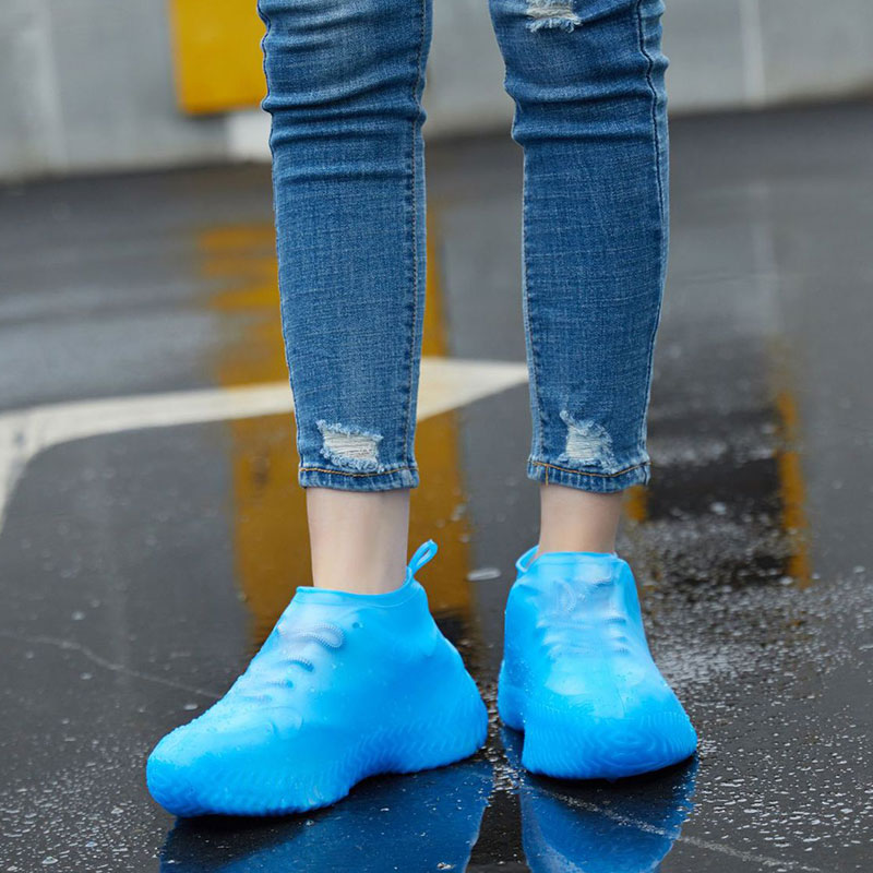 Silicone Cover Shoes Outdoor Overshoes Walking Shoes Accessories Reusable Shoe Cover