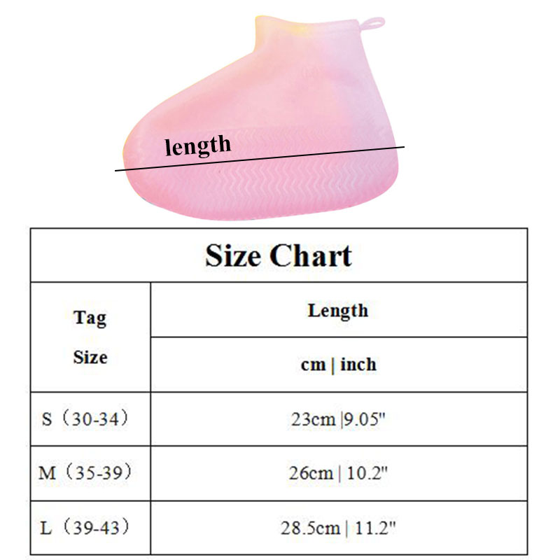 Silicone Cover Shoes Outdoor Overshoes Walking Shoes Accessories Reusable Shoe Cover