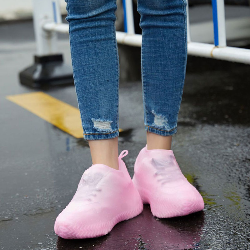 Silicone Cover Shoes Outdoor Overshoes Walking Shoes Accessories Reusable Shoe Cover