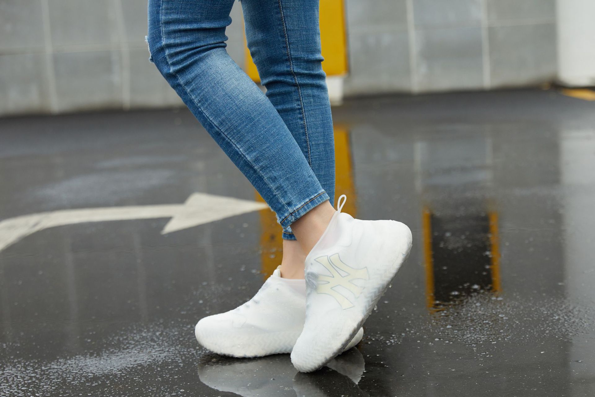 Silicone Cover Shoes Outdoor Overshoes Walking Shoes Accessories Reusable Shoe Cover