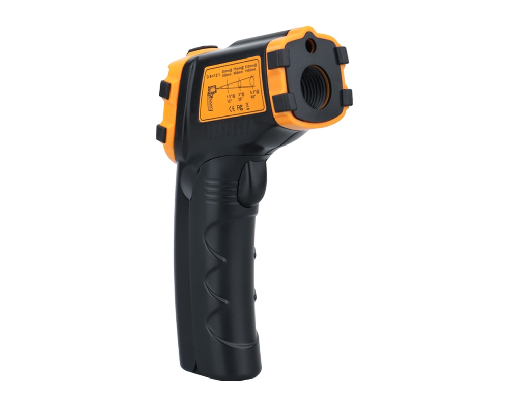 Temperature Laser Digital Meter Non-contact Pyrometer Imager Hygrometer IR LCD Light Alarm