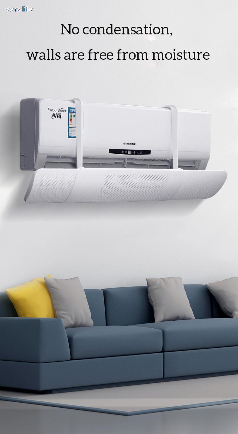 Air Conditioning Windshield Anti-Direct Blowing Windproof Wall-Mounted Air Outlet Baffle Confinement Cold Air Guide