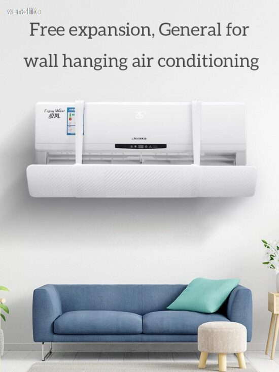 Air Conditioning Windshield Anti-Direct Blowing Windproof Wall-Mounted Air Outlet Baffle Confinement Cold Air Guide - Image 2