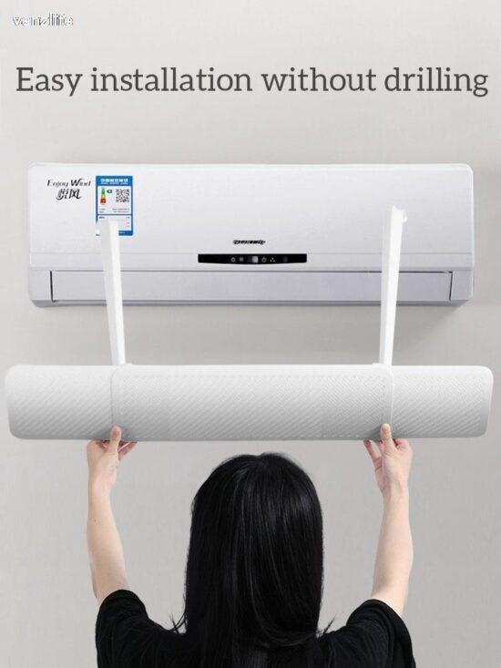 Air Conditioning Windshield Anti-Direct Blowing Windproof Wall-Mounted Air Outlet Baffle Confinement Cold Air Guide - Image 5