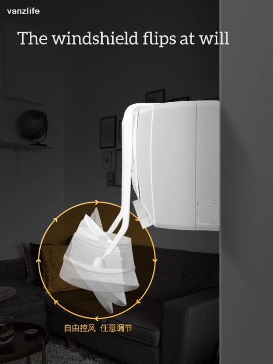 Air Conditioning Windshield Anti-Direct Blowing Windproof Wall-Mounted Air Outlet Baffle Confinement Cold Air Guide - Image 3