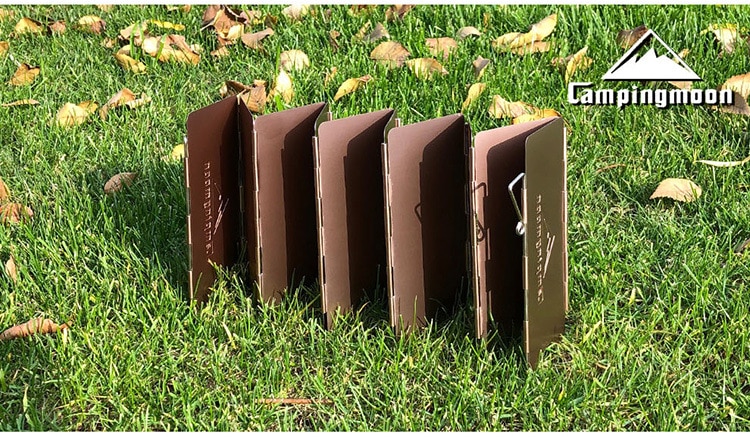 Wind Shield Plates For Gas Stove Camping Picnic Cooking Burner Windproof Screen Aluminum Alloy