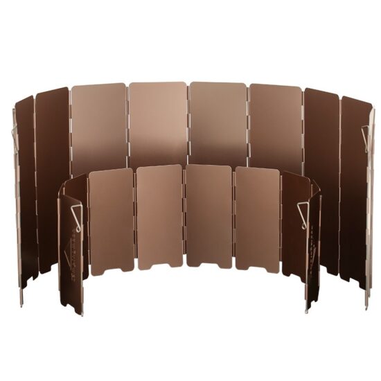Wind Shield Plates For Gas Stove Camping Picnic Cooking Burner Windproof Screen Aluminum Alloy - Image 2
