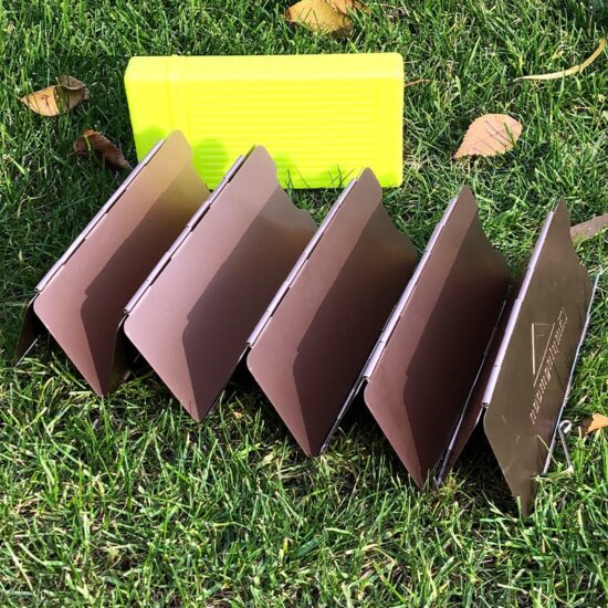 Wind Shield Plates For Gas Stove Camping Picnic Cooking Burner Windproof Screen Aluminum Alloy - Image 3