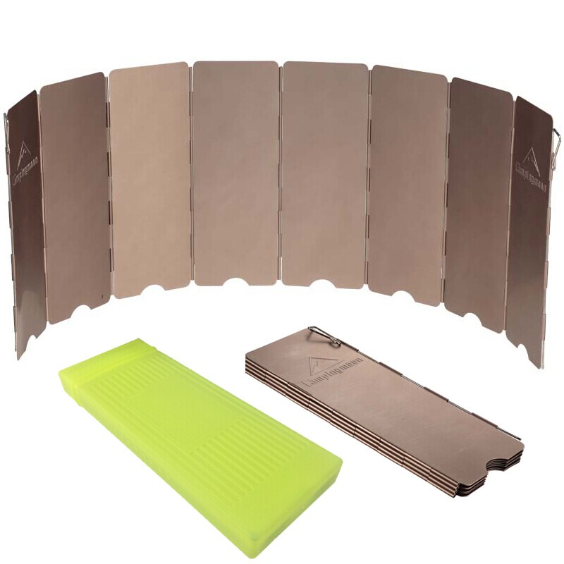 Wind Shield Plates For Gas Stove Camping Picnic Cooking Burner Windproof Screen Aluminum Alloy