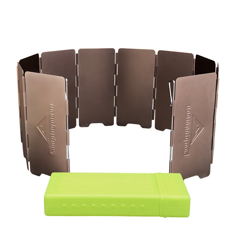 Wind Shield Plates For Gas Stove Camping Picnic Cooking Burner Windproof Screen Aluminum Alloy
