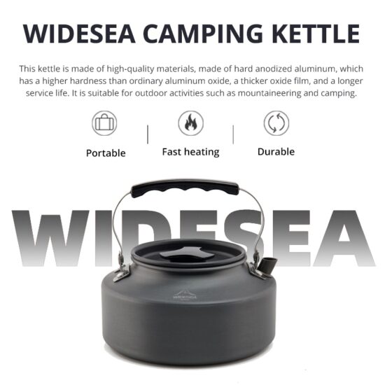 Camping Cookware Set Pot Tableware Kit Cooking Water Kettle Pan Travel Cutlery Utensils Hiking Picnic Equipment - Image 5