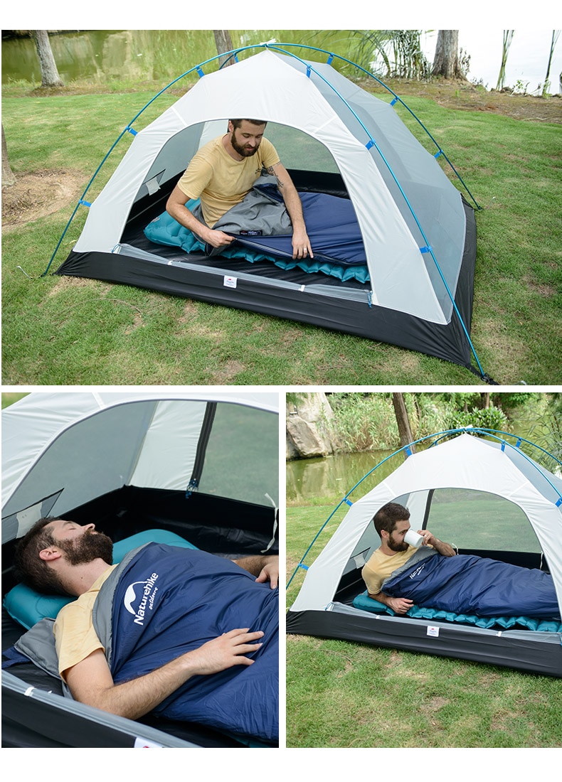Sleeping Bag Ultralight Cotton Sleeping Bag Spring Summer lw180 Hiking Camping