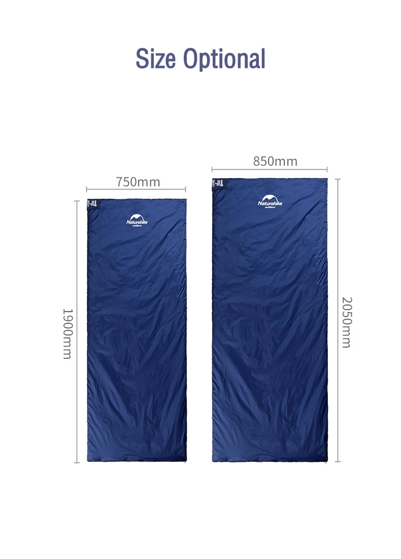 Sleeping Bag Ultralight Cotton Sleeping Bag Spring Summer lw180 Hiking Camping