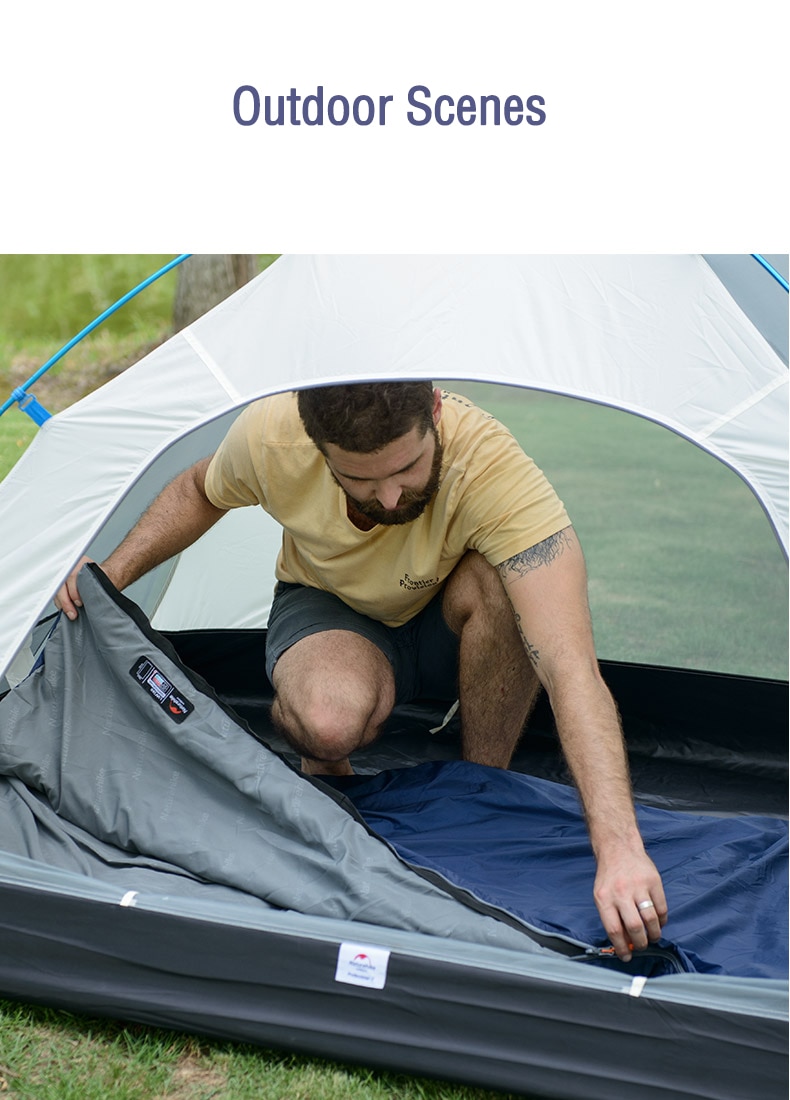 Sleeping Bag Ultralight Cotton Sleeping Bag Spring Summer lw180 Hiking Camping