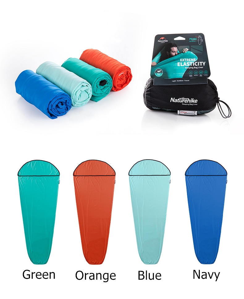 Sleeping Bag Liner Ultralight Elastic Sleeping Bag Liner Travel Hotel Hiking Camping
