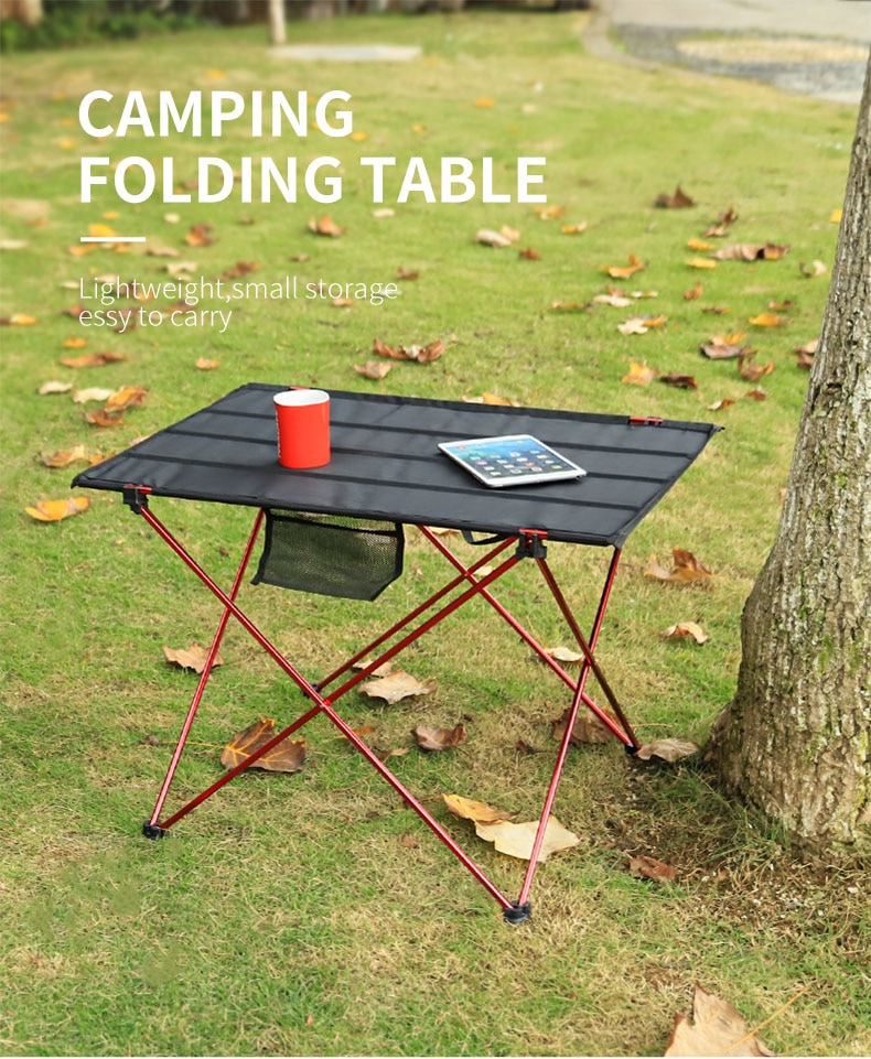 Foldable Table Portable Ultralight Aluminum For Beach Camping Desk Hiking Climbing Fishing Picnic