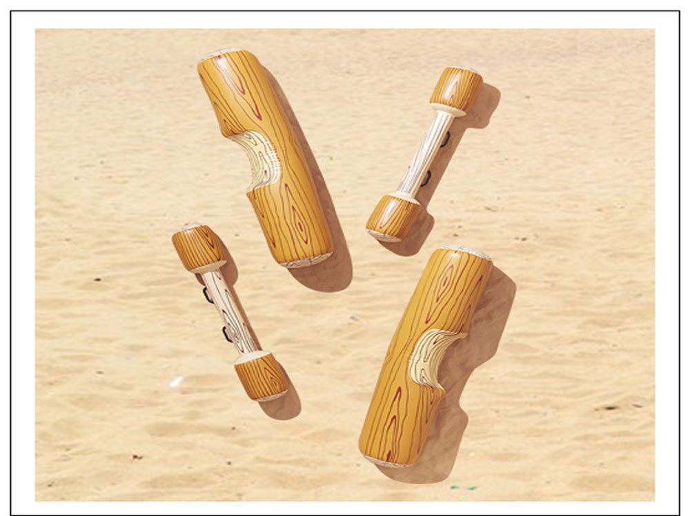 Double Beat Swim Log Stick Set Ring Pool water sports Summer Outdoor Beach Pool Inflatable Swimming Rings