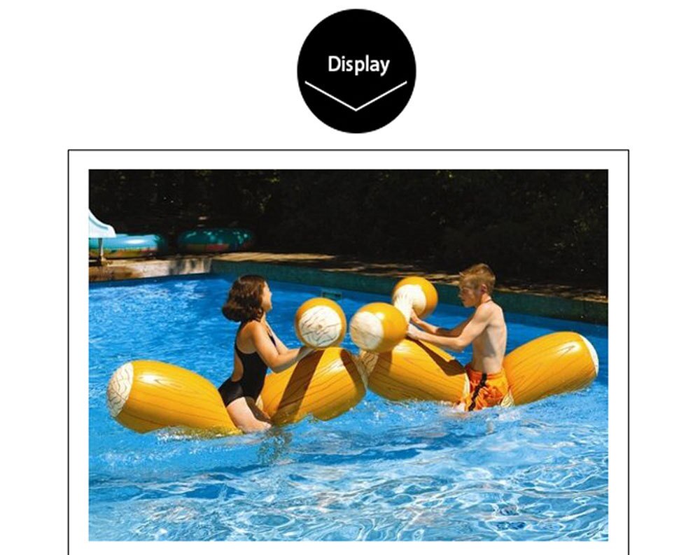 Double Beat Swim Log Stick Set Ring Pool water sports Summer Outdoor Beach Pool Inflatable Swimming Rings