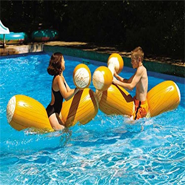 Double Beat Swim Log Stick Set Ring Pool water sports Summer Outdoor Beach Pool Inflatable Swimming Rings