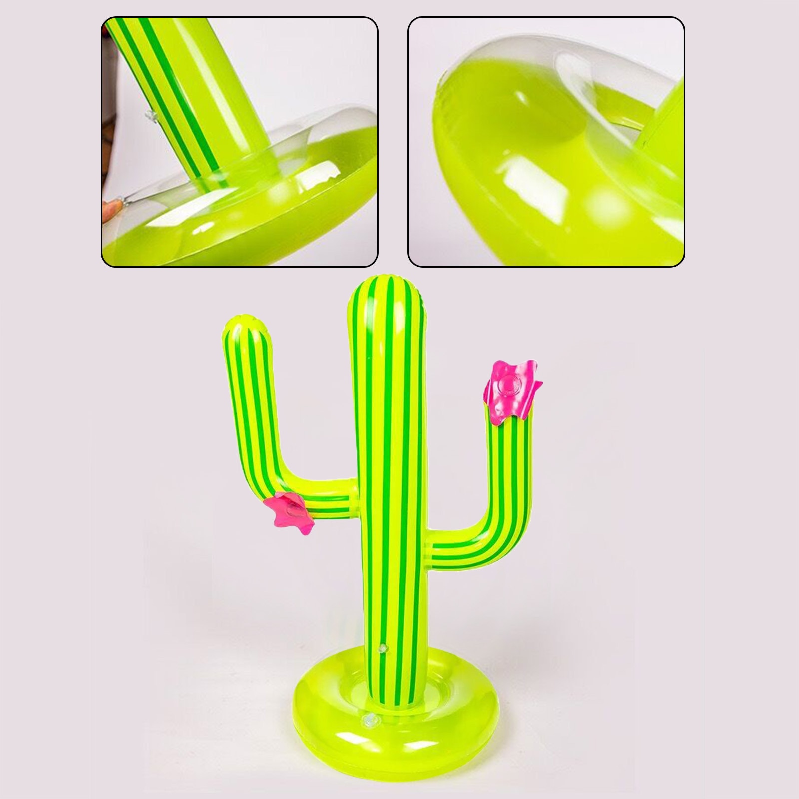 Inflatable Cactus Ring Toss Game Set Floating Pool Toys Beach Party Supplies Outdoor Swimming Pool accessories Party Bar Travel