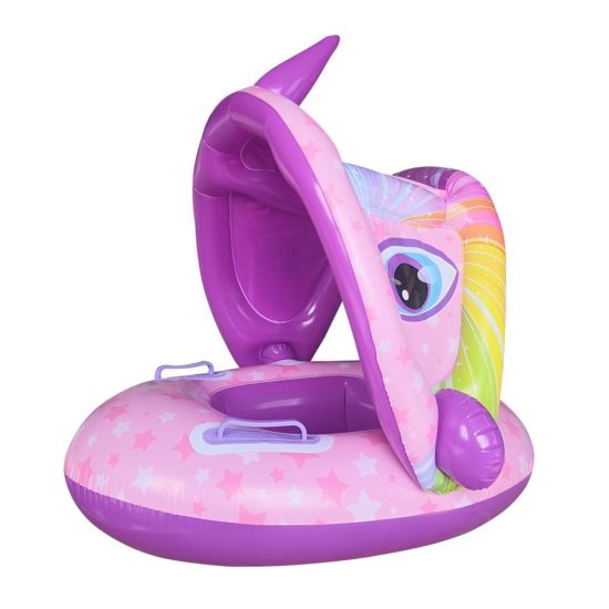 Inflatable Swimming Rings Seat Baby Floating Sun Shade Toddler Swim Circle Fun Pool Bathtub Beach Party Summer Water Toys - Image 5