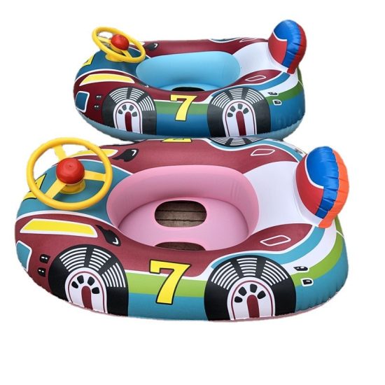 Inflatable Swimming Rings Seat Baby Floating Sun Shade Toddler Swim Circle Fun Pool Bathtub Beach Party Summer Water Toys - Image 2