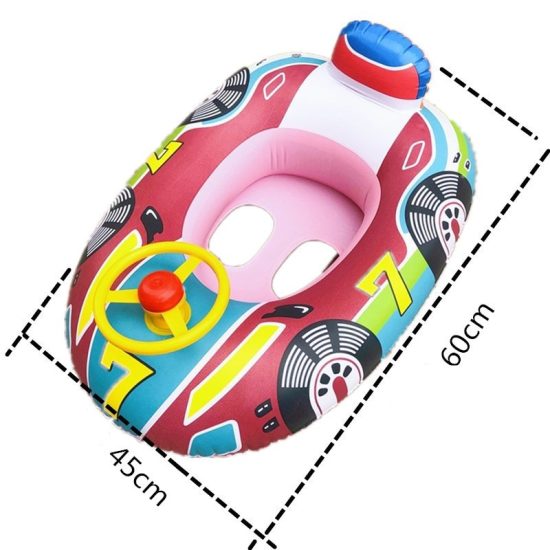 Inflatable Swimming Rings Seat Baby Floating Sun Shade Toddler Swim Circle Fun Pool Bathtub Beach Party Summer Water Toys - Image 3