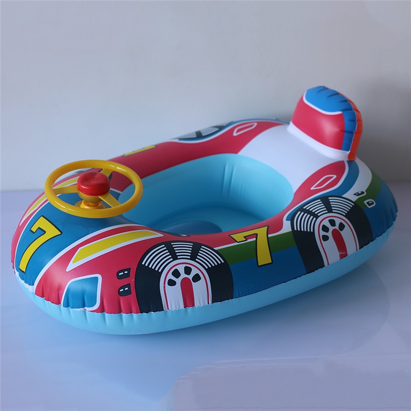 Inflatable Swimming Rings Seat Baby Floating Sun Shade Toddler Swim Circle Fun Pool Bathtub Beach Party Summer Water Toys