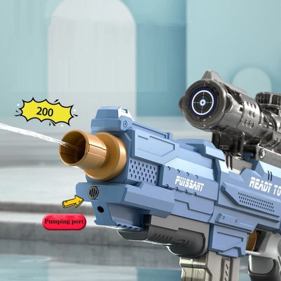 Electric Water Gun Full Automatic High Tech Water Soaker Guns Large Capacity Summer Pool Party Beach Toy - Image 3