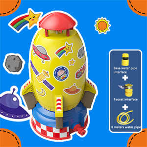 Rocket Water Pressure Lift Sprinkler Toy Fun Interaction In Garden Water Spray Rocket Launcher Toys for Kids