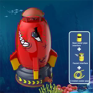 Rocket Water Pressure Lift Sprinkler Toy Fun Interaction In Garden Water Spray Rocket Launcher Toys for Kids