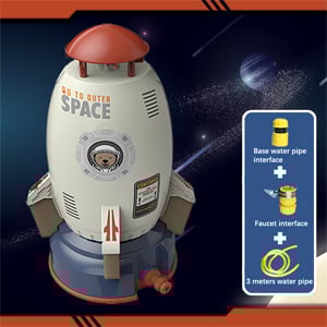 Rocket Water Pressure Lift Sprinkler Toy Fun Interaction In Garden Water Spray Rocket Launcher Toys for Kids