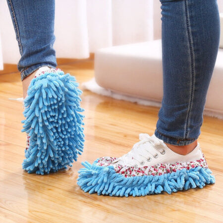Floor Dust Cleaning Slippers Shoes Multifunctional Mopping Shoes Microfiber Dancing Cleaning Shoes