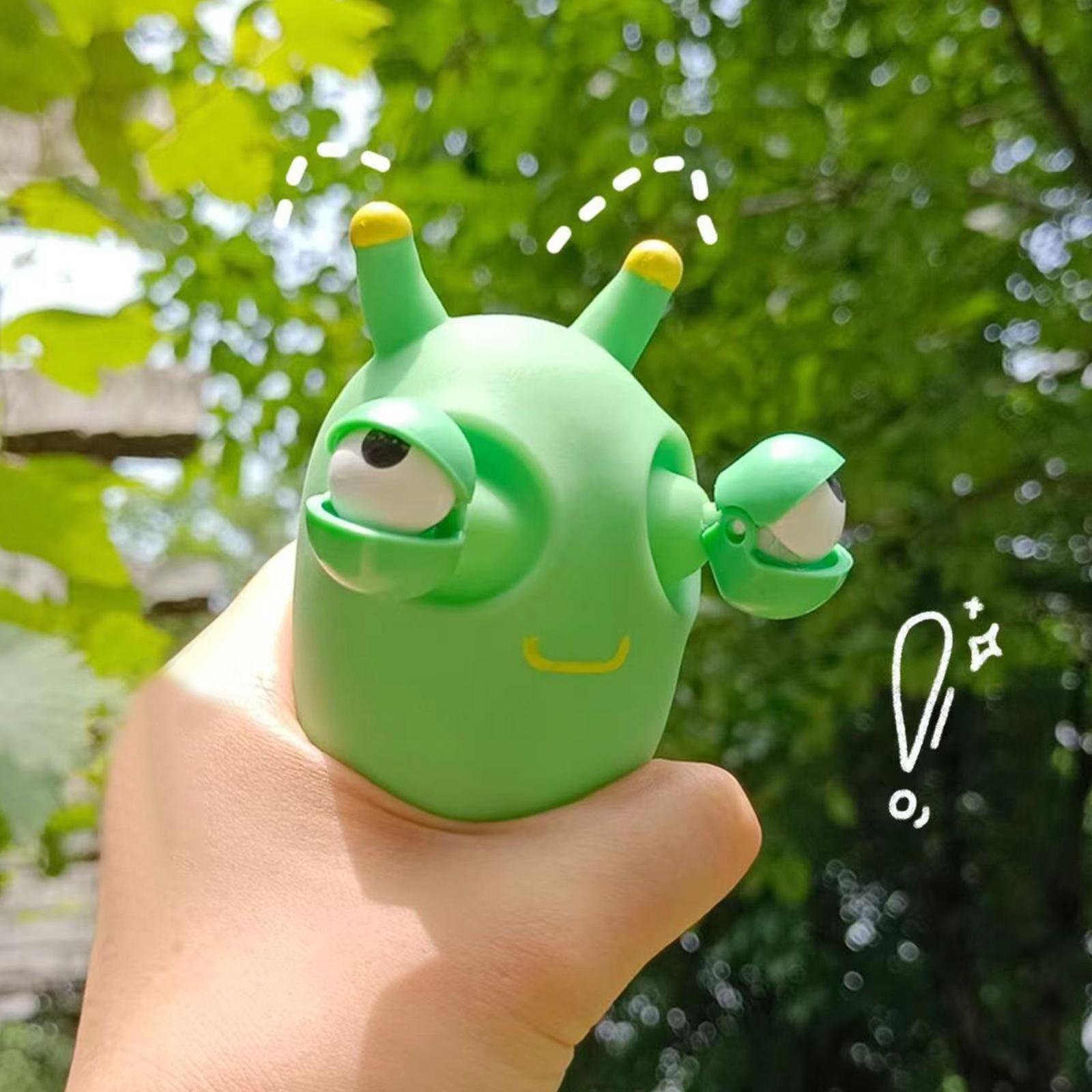 Stress Toy Funny Squeeze Eyeball Burst Green Eye Pinch Toys Adult Kids Relief Fidget Creative Toy