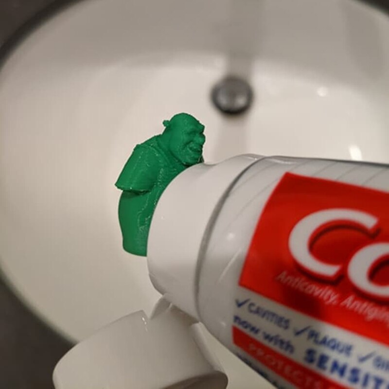 pooping toothpaste topper Shrek for Kids and Adults Funny Poo Toothpaste Squeezer Bathroom Accessories