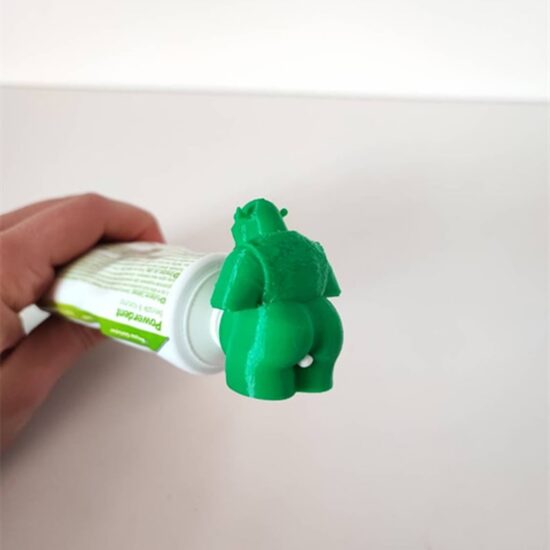 ⁦pooping toothpaste topper Shrek for Kids and Adults Funny Poo Toothpaste Squeezer Bathroom Accessories⁩ - الصورة ⁦3⁩