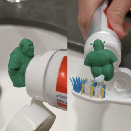pooping toothpaste topper Shrek for Kids and Adults Funny Poo Toothpaste Squeezer Bathroom Accessories