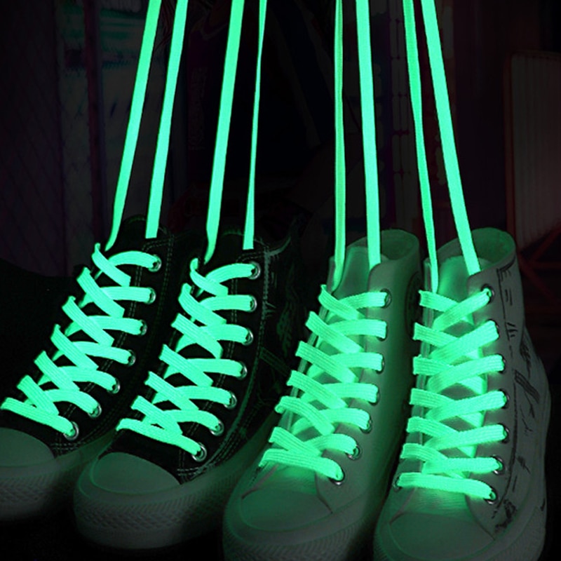 Luminous Shoelaces for Men Women Sports Shoes Laces Glow In The Dark Night Shoestrings Reflective Shoelaces 1 Pair