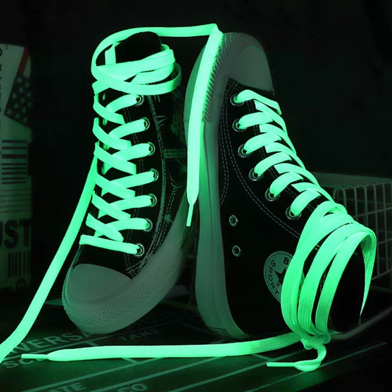 Luminous Shoelaces for Men Women Sports Shoes Laces Glow In The Dark Night Shoestrings Reflective Shoelaces 1 Pair