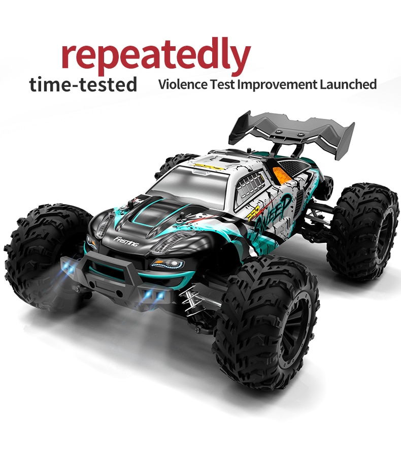 Drift Monster Truck High Speed 70KM/H Or 50KM/H 4WD RC Car With LED Remote Control Cars vs Wltoys Toys