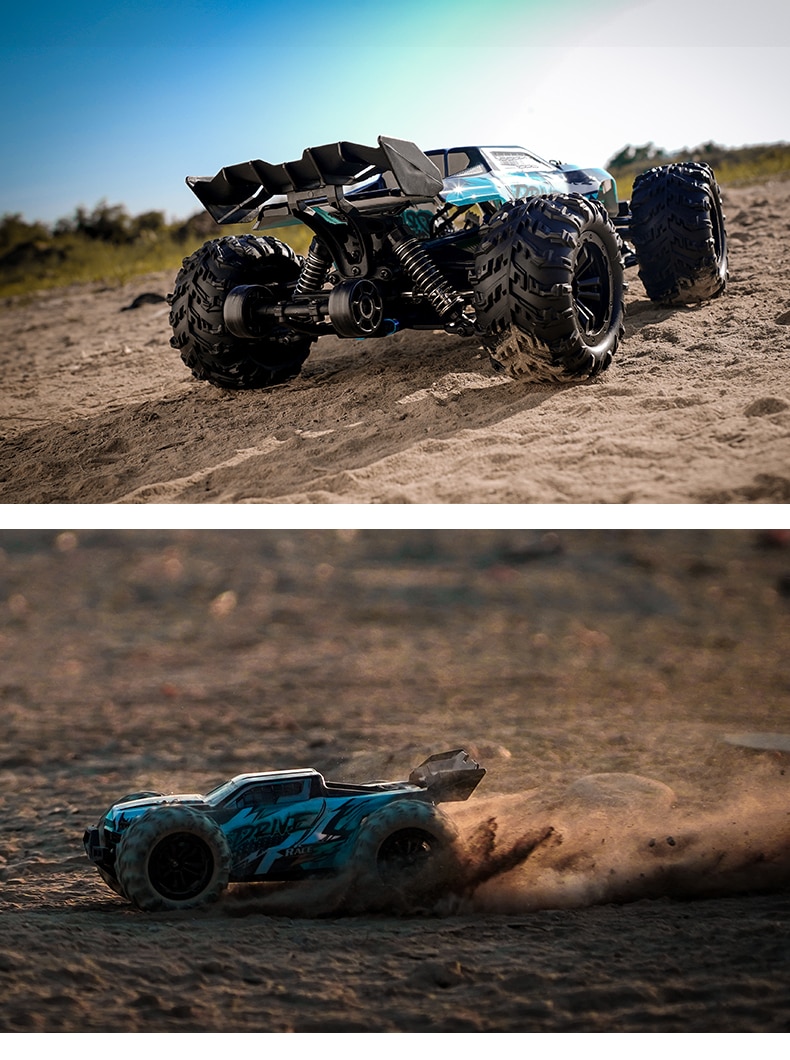 Drift Monster Truck High Speed 70KM/H Or 50KM/H 4WD RC Car With LED Remote Control Cars vs Wltoys Toys