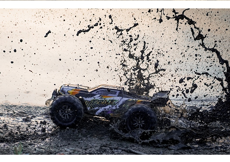 Drift Monster Truck High Speed 70KM/H Or 50KM/H 4WD RC Car With LED Remote Control Cars vs Wltoys Toys