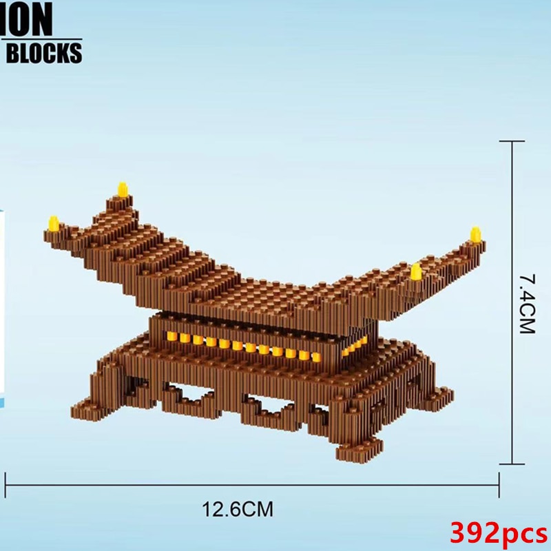 Demon Slayer Zenitsu Sword Katana Building Blocks Model Assembly Insert Small Particles Gift Toys