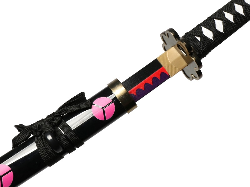 One piece Zoro Sword Katana Enma Doctor Luo kitetsu Shusui Yubashiri Wado Ichimonji Bamboo wood Swords 80cm