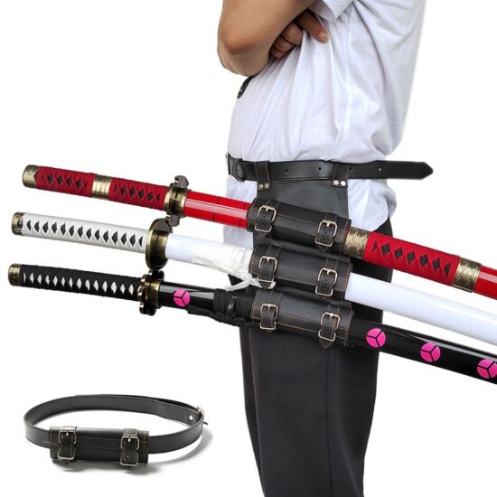 One piece Zoro Sword Katana Enma Doctor Luo kitetsu Shusui Yubashiri Wado Ichimonji Bamboo wood Swords 80cm - Image 2