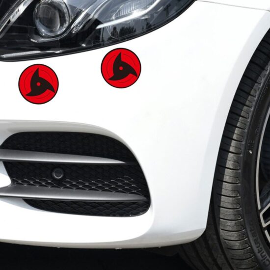 Sharingan Eye Sticker For Car Window Body Naruto Anime Car Decoration Accessories Scratches Cover Motor Car Styling 2PCS/LOT - Image 4