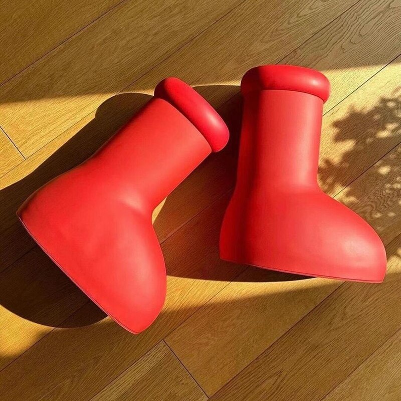 boots Anime Astro Boy the same style big red Shoes Trend Style