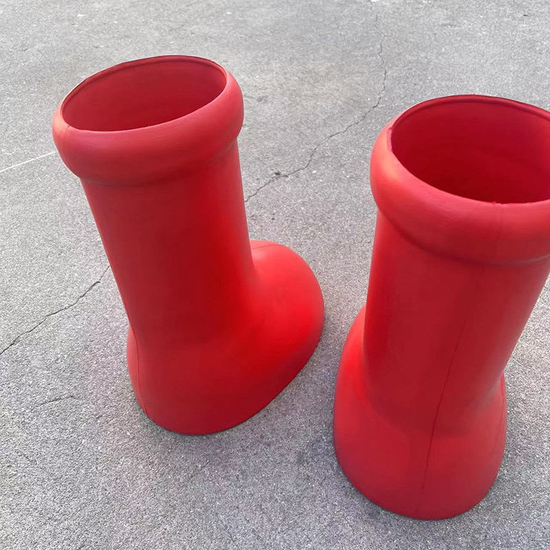 boots Anime Astro Boy the same style big red Shoes Trend Style