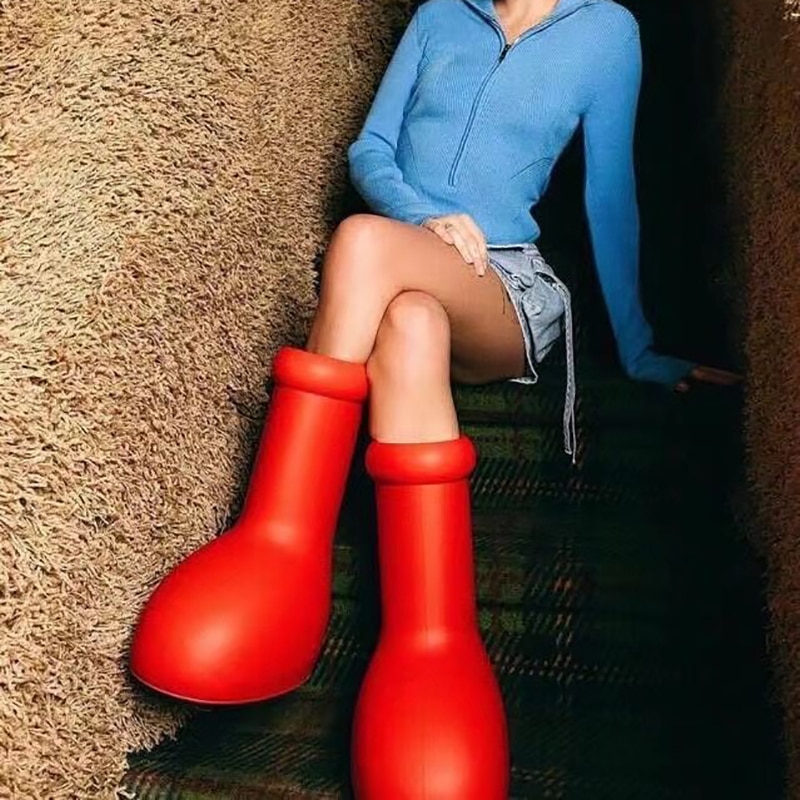 boots Anime Astro Boy the same style big red Shoes Trend Style
