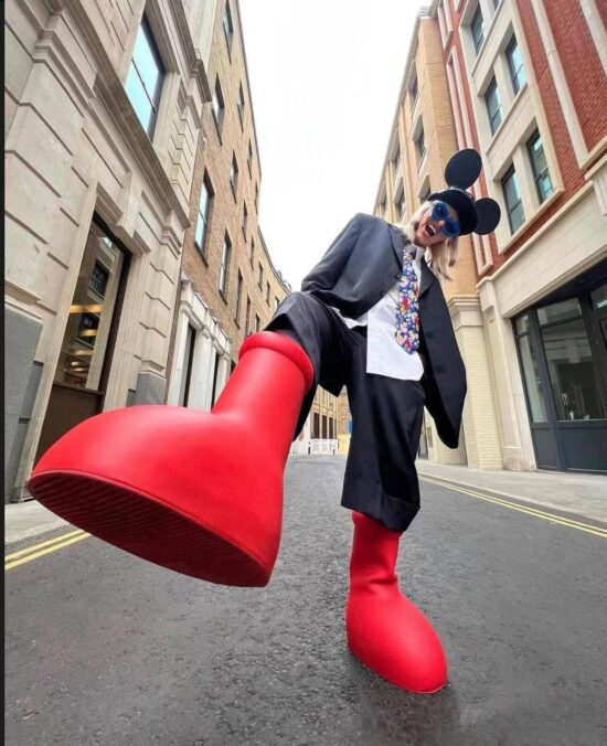 boots Anime Astro Boy the same style big red Shoes Trend Style - Image 4